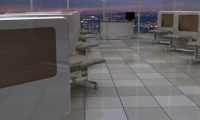 科技智能休息室辦公區(qū)：工業(yè)科技三維仿真動畫制作
